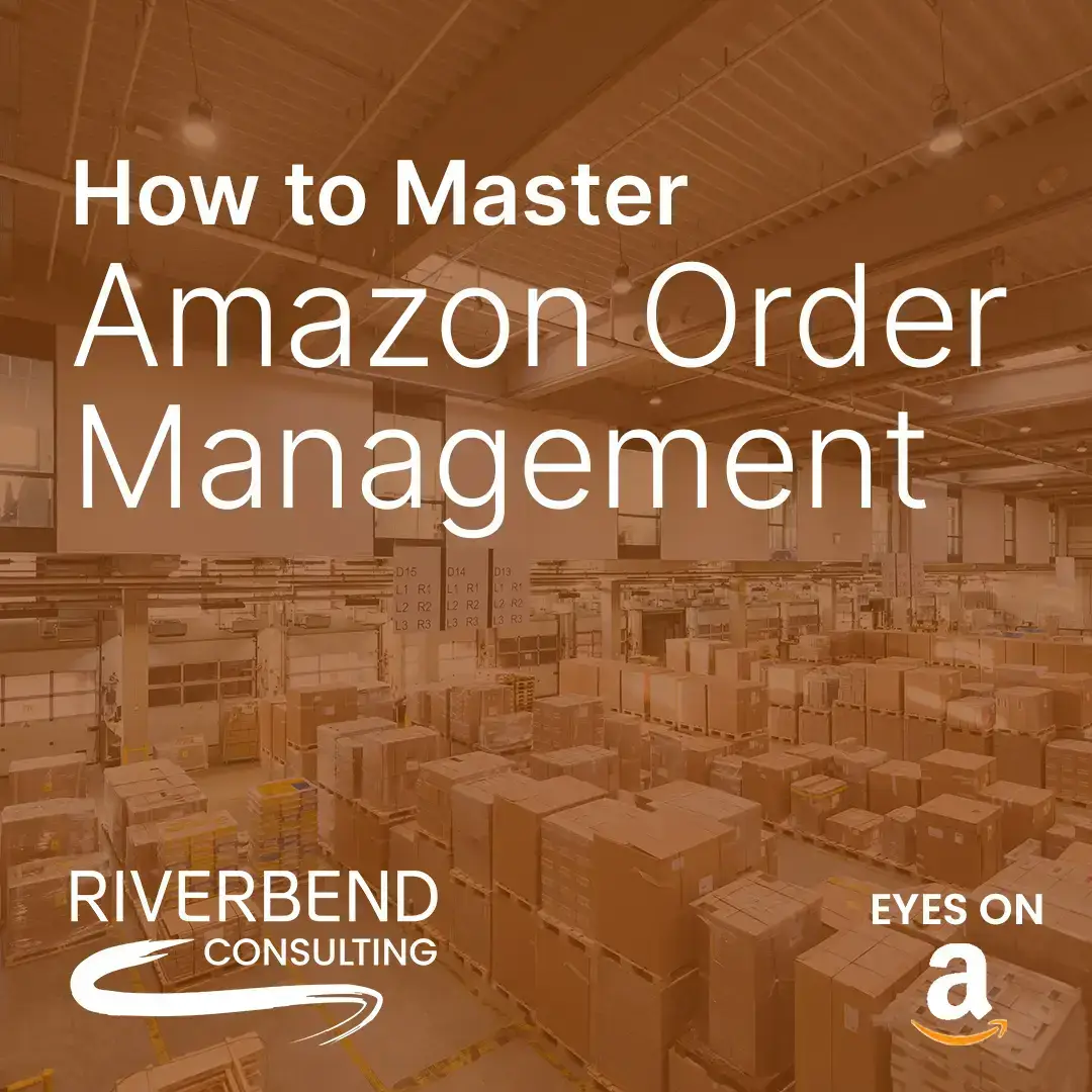 Amazon order management illustration showing eCommerce fulfillment process