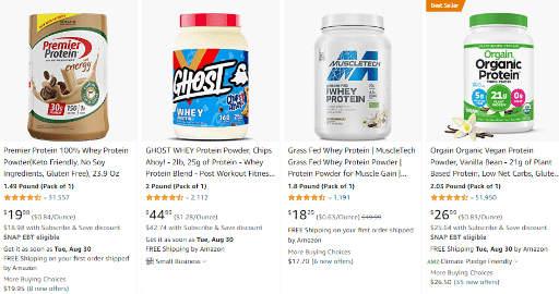 Factors on Amazon Algorithm